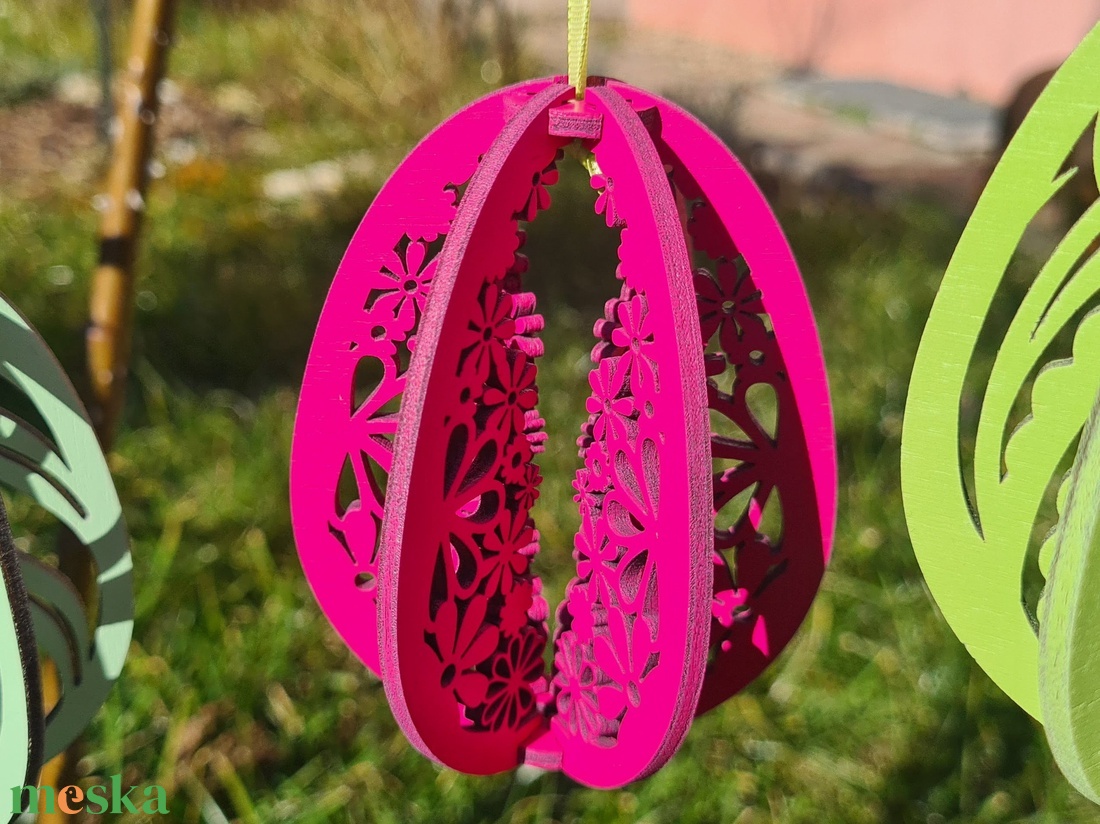 Húsvéti tojás dísz, 3 - ünnepi díszek, dekorációk - húsvéti díszek és dekorációk - húsvéti tojásfadíszek - Meska.hu