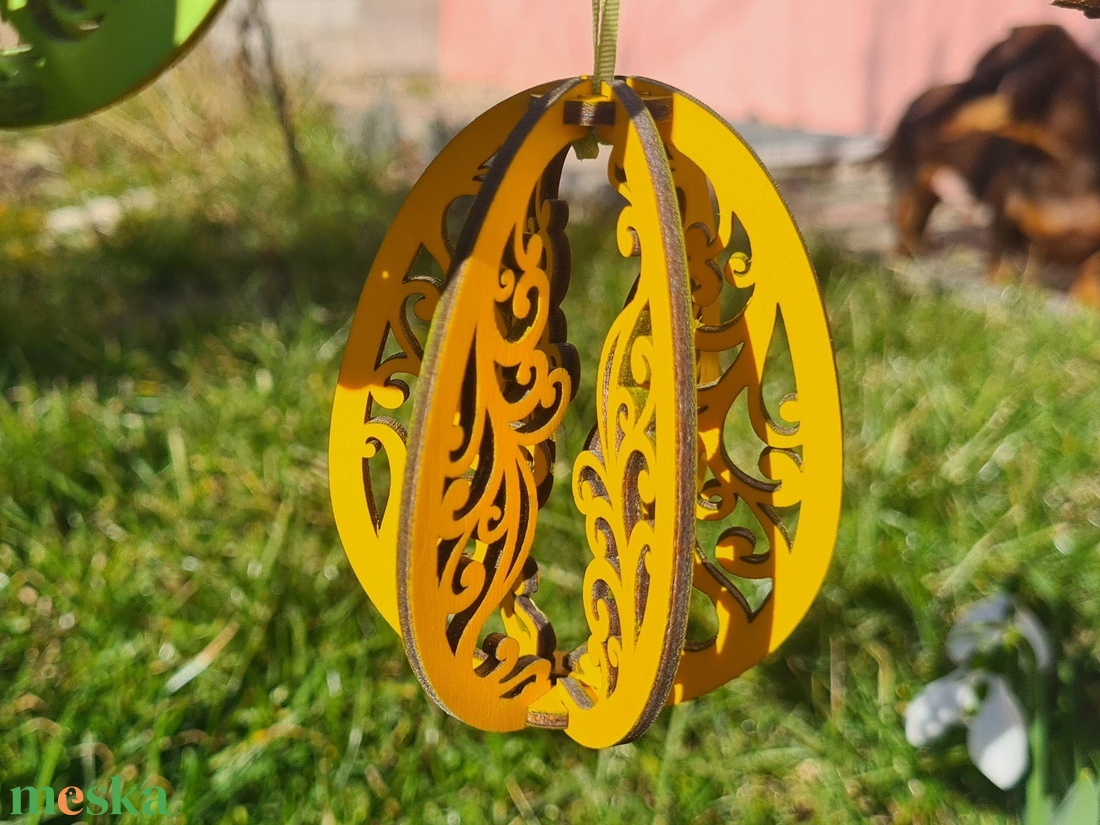 Húsvéti tojás dísz, 4 - ünnepi díszek, dekorációk - húsvéti díszek és dekorációk - húsvéti tojásfadíszek - Meska.hu