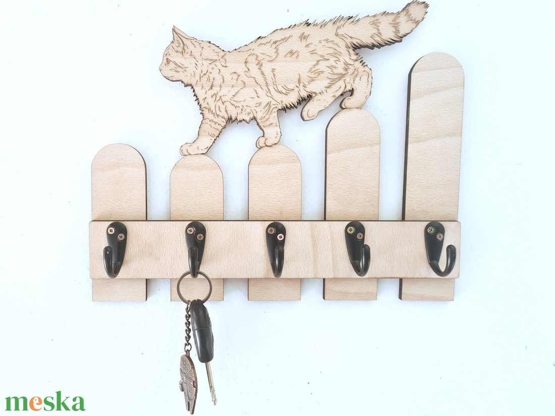 Fali kulcstartó, Catwalk - otthon & életmód - dekoráció - fali és függő dekoráció - fali kulcstartó - Meska.hu