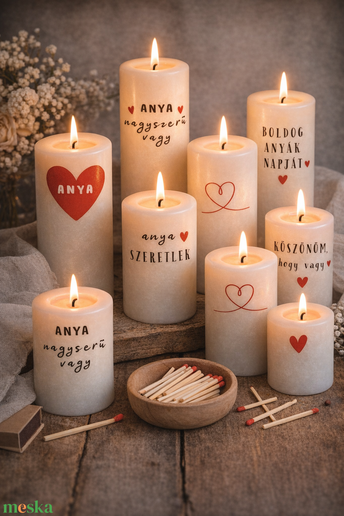 Anyák napi feliratgyűjtemény piros�fekete - nyomtatható PDF A4 (matrica, waterslide, dekor) - művészet - grafika & illusztráció - digitális - Meska.hu