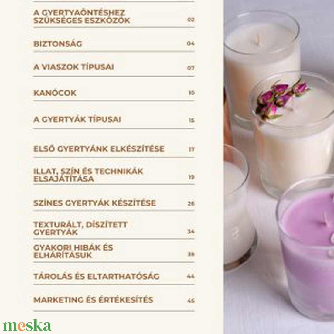Gyertyaöntés � DIY - letölthető ebook - művészet - grafika & illusztráció - digitális - Meska.hu