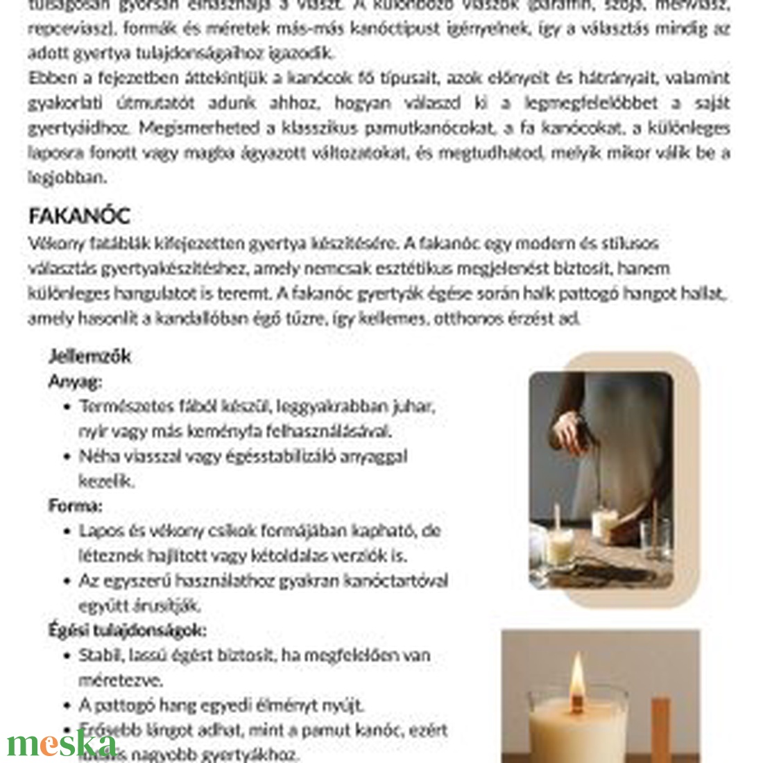 Gyertyaöntés � DIY - letölthető ebook - művészet - grafika & illusztráció - digitális - Meska.hu