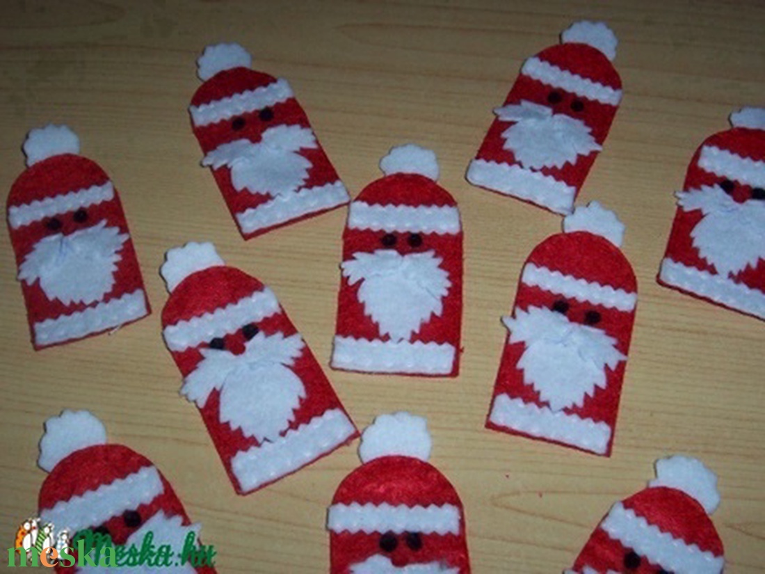 Télapó ujjbáb  - játék & sport - bábok - ujjbáb - Meska.hu