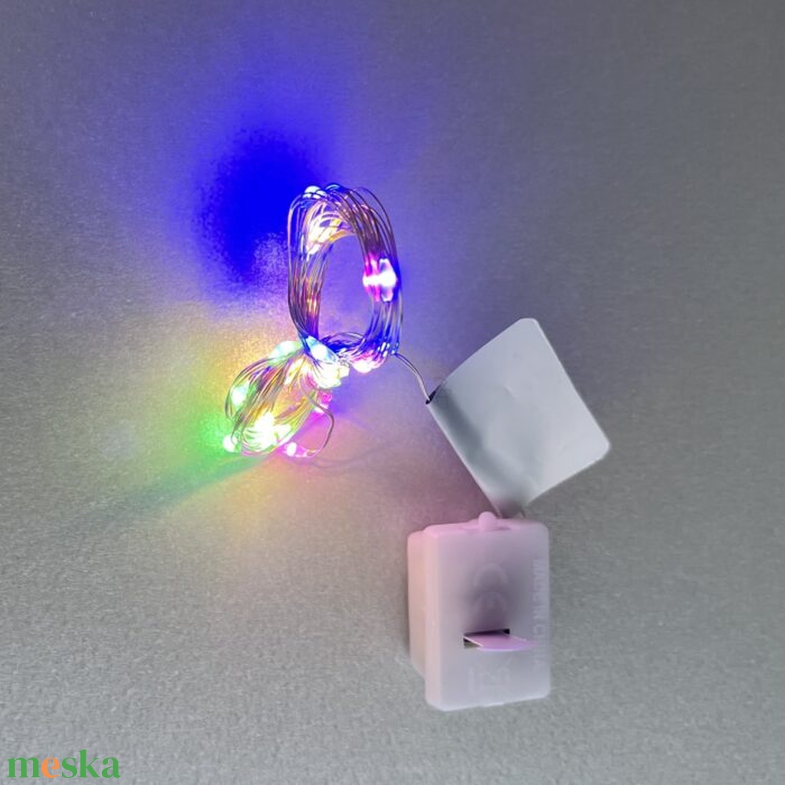 Fényfűzér elemes - karácsony - karácsonyi lakásdekoráció - karácsonyi fénydekoráció - Meska.hu