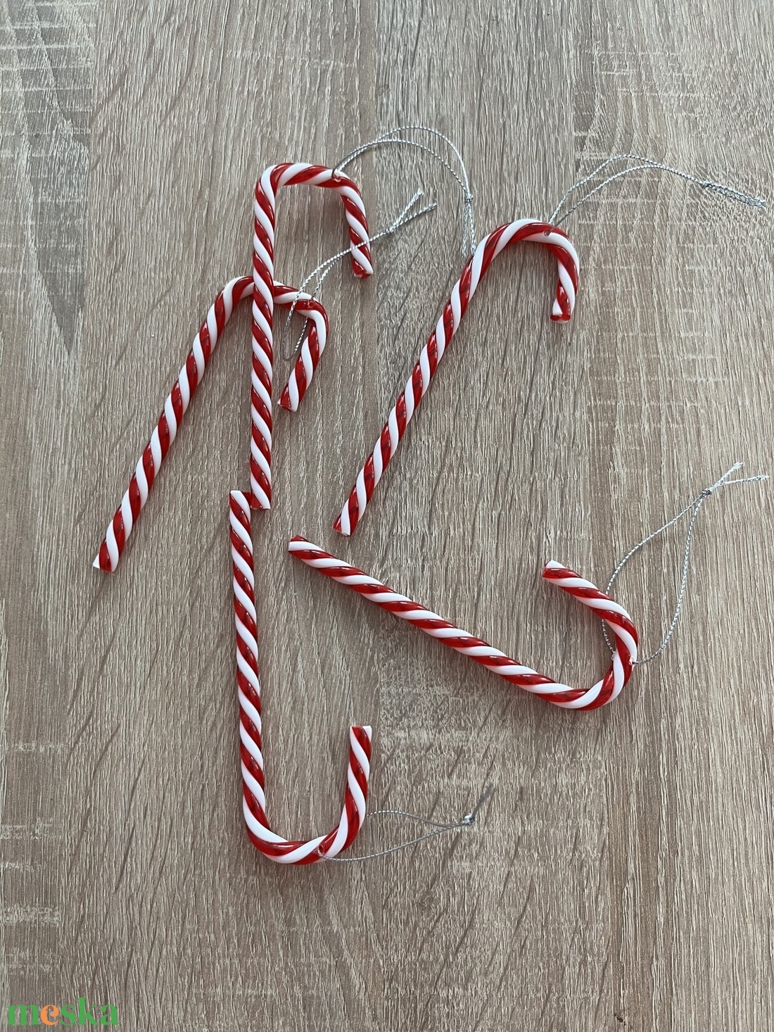 Karácsonyi cukorka pálca - karácsony - karácsonyi lakásdekoráció - karácsonyfadíszek - Meska.hu