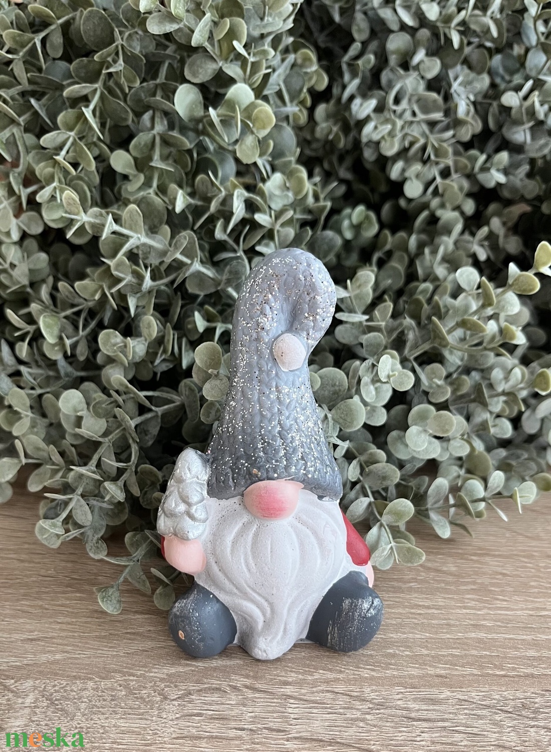 Kerámia manó - karácsony - karácsonyi lakásdekoráció - karácsonyi manók, figurák - Meska.hu