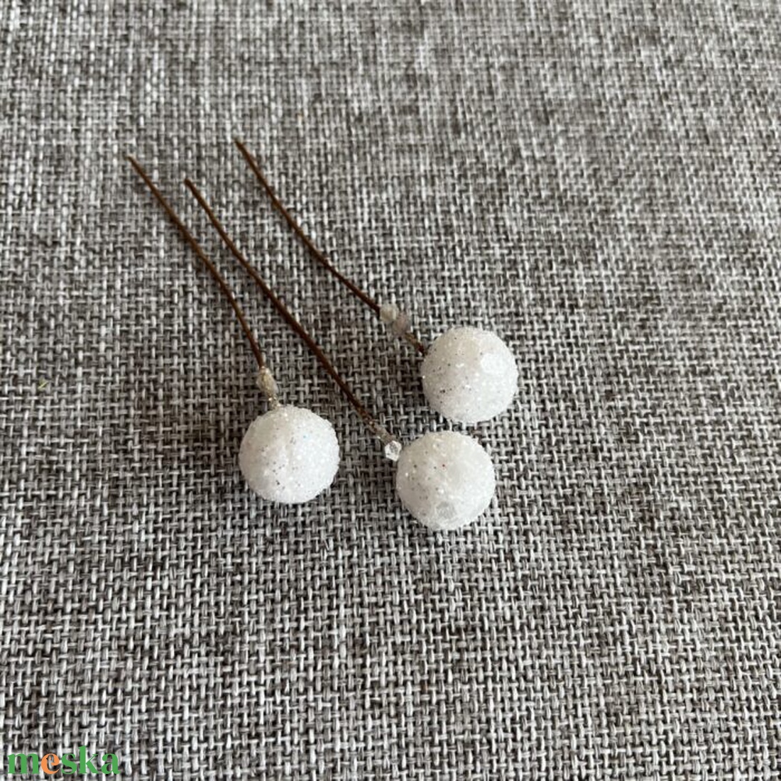 Csillogós beszúró - kellékek & szerszámok - dekorációs kellékek - üveggömb pick - Meska.hu