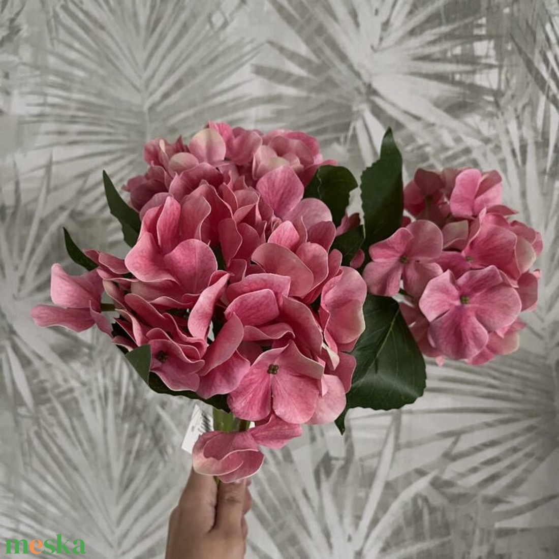 Rózsaszín hortenzia - otthon & életmód - dekoráció - virágdekoráció - virágok - szálas virág - Meska.hu