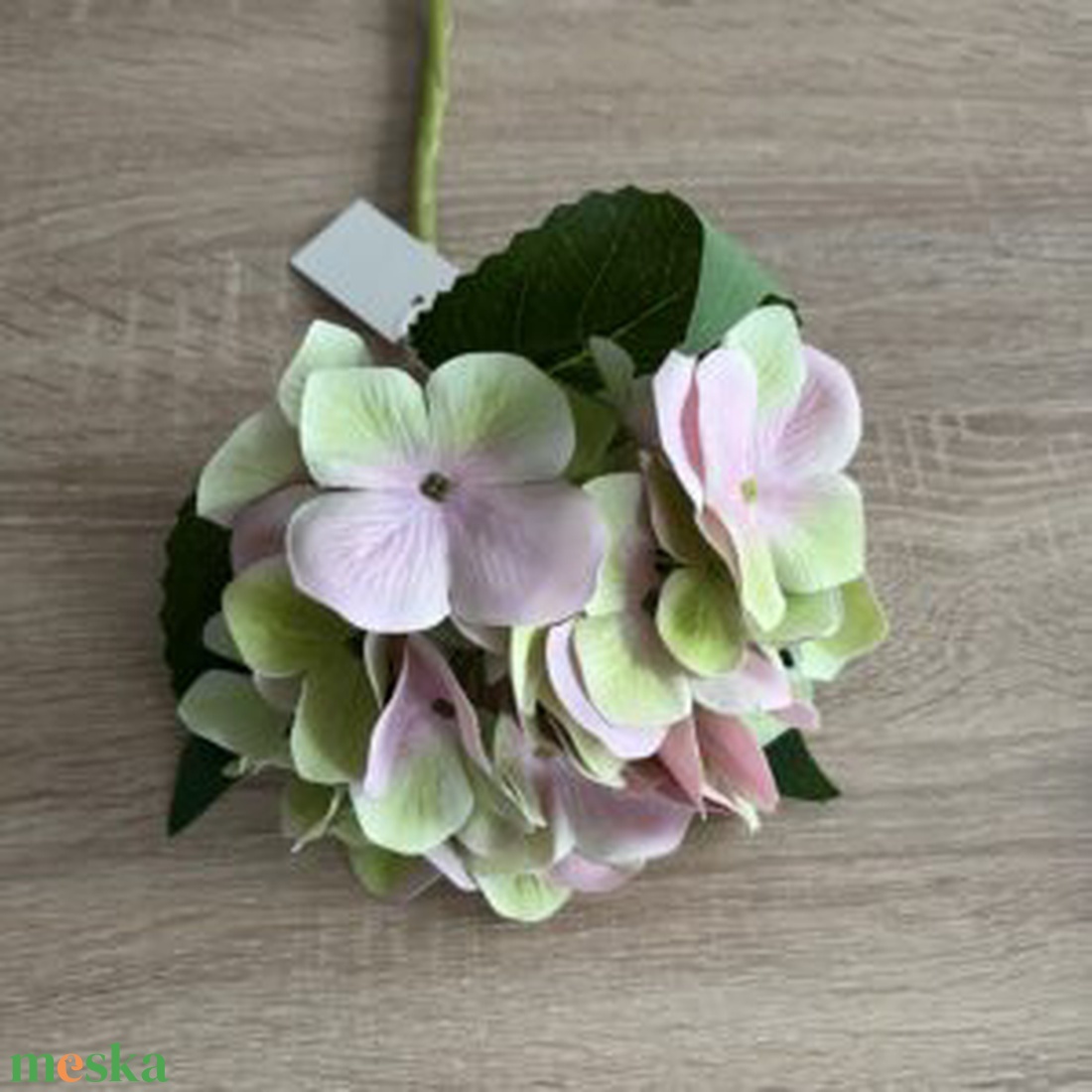 Zöld-rózsaszín hortenzia - otthon & életmód - dekoráció - virágdekoráció - virágok - szálas virág - Meska.hu