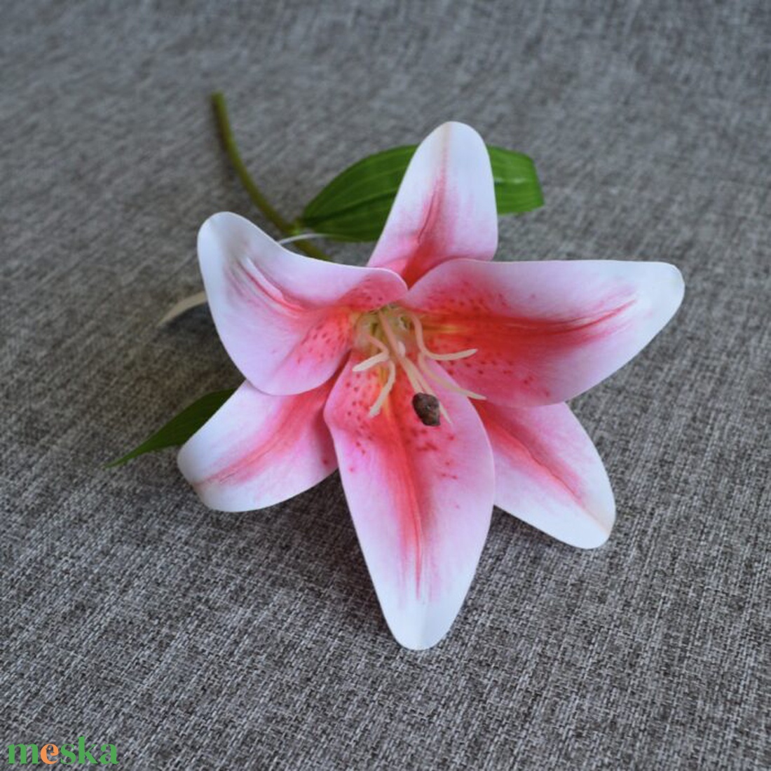 Pink liliom - otthon & életmód - dekoráció - virágdekoráció - virágok - szálas virág - Meska.hu