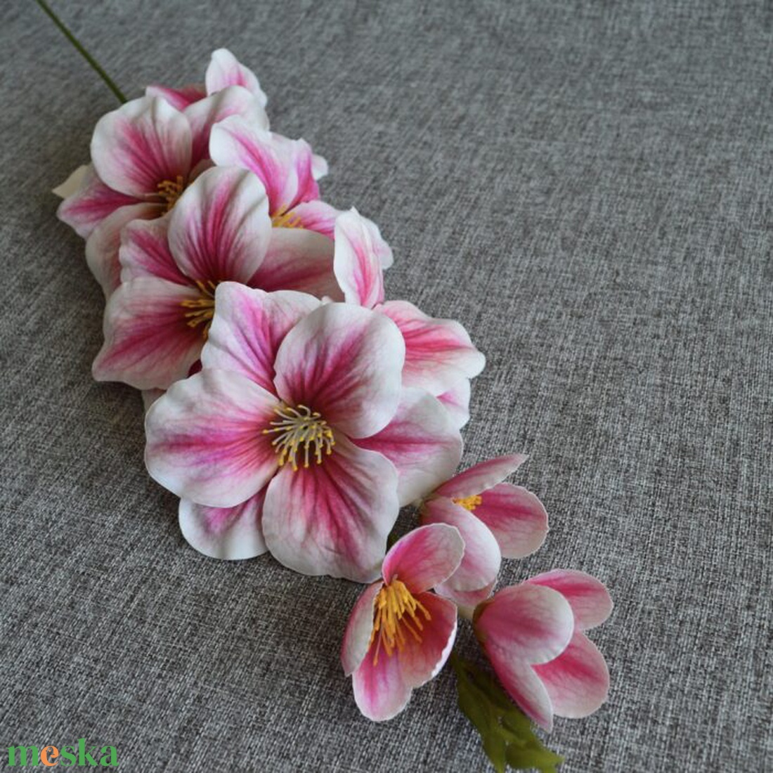 Pink- fehér magnólia - otthon & életmód - dekoráció - virágdekoráció - virágok - szálas virág - Meska.hu