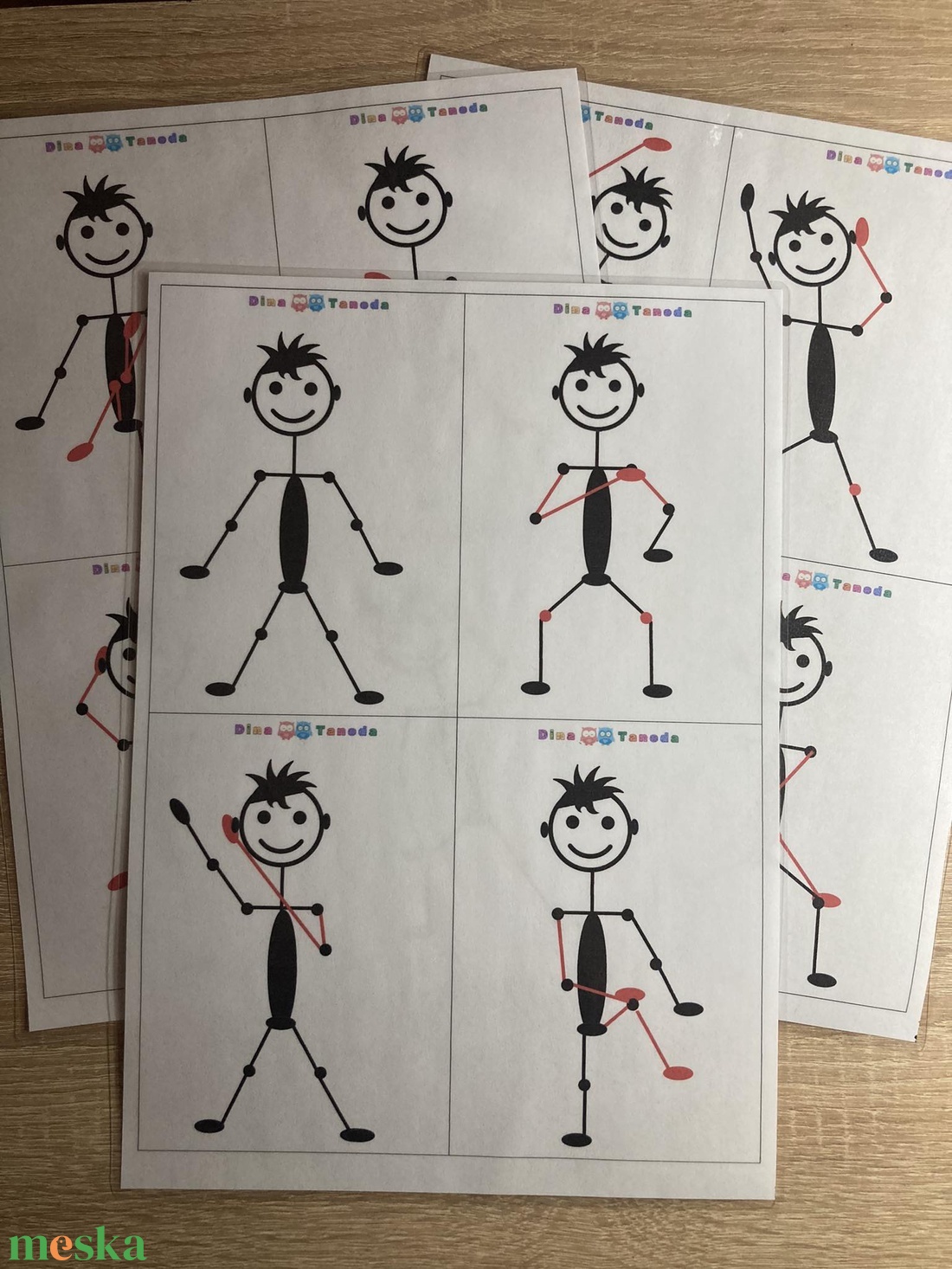 Dina Tanoda Agyalós csomag - jobb és bal agyfélteke - játék & sport - készségfejlesztő és logikai játék - oktató játékok - Meska.hu