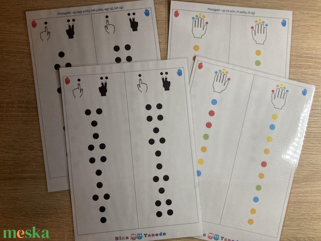 Dina Tanoda Agyalós csomag - jobb és bal agyfélteke - játék & sport - készségfejlesztő és logikai játék - oktató játékok - Meska.hu