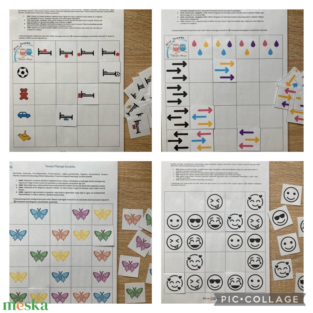 Dina Tanoda komplex PDF csomag 4.  - játék & sport - készségfejlesztő és logikai játék - oktató játékok - Meska.hu