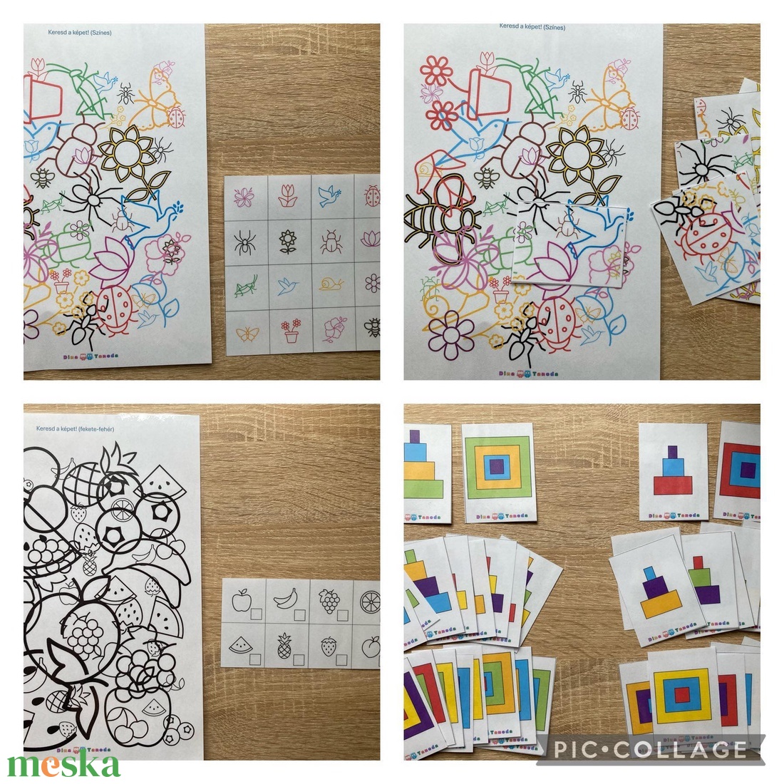 Dina Tanoda komplex PDF csomag 4.  - játék & sport - készségfejlesztő és logikai játék - oktató játékok - Meska.hu