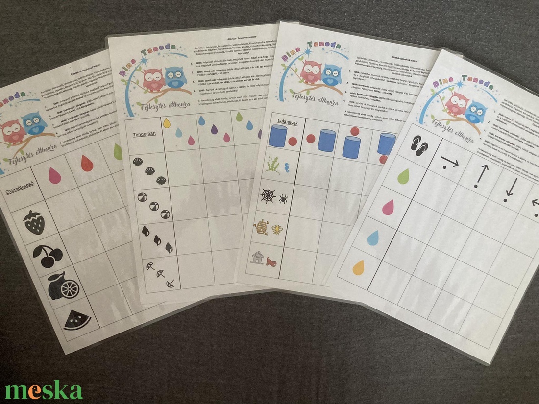 Dina Tanoda 5. Nyári Csendes foglalkoztató PDF csomag - játék & sport - készségfejlesztő és logikai játék - oktató játékok - Meska.hu