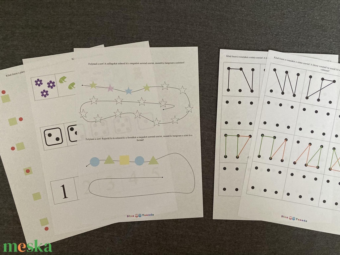Dina Tanoda 5. Logopédiai - Hangos Nyári foglalkoztató - játék & sport - készségfejlesztő és logikai játék - oktató játékok - Meska.hu