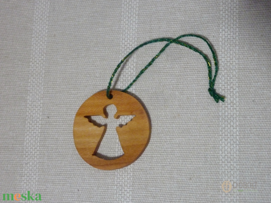 Angyal mintás karácsonyfadísz - karácsony - karácsonyi lakásdekoráció - karácsonyfadíszek - Meska.hu