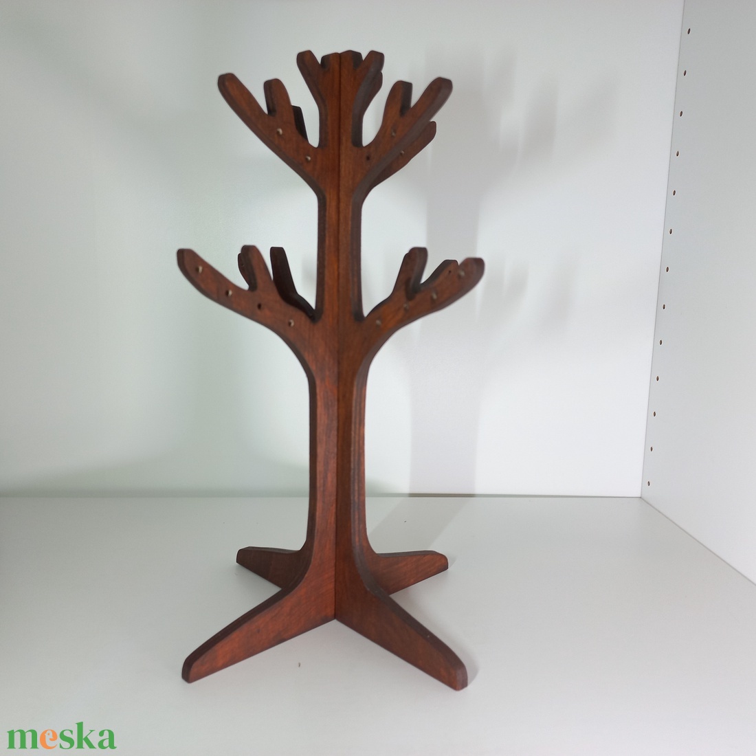 Közepes méretű ékszerfa gyűrűk, karkötők számára - ékszer - ékszertartó - ékszertartó állvány - Meska.hu