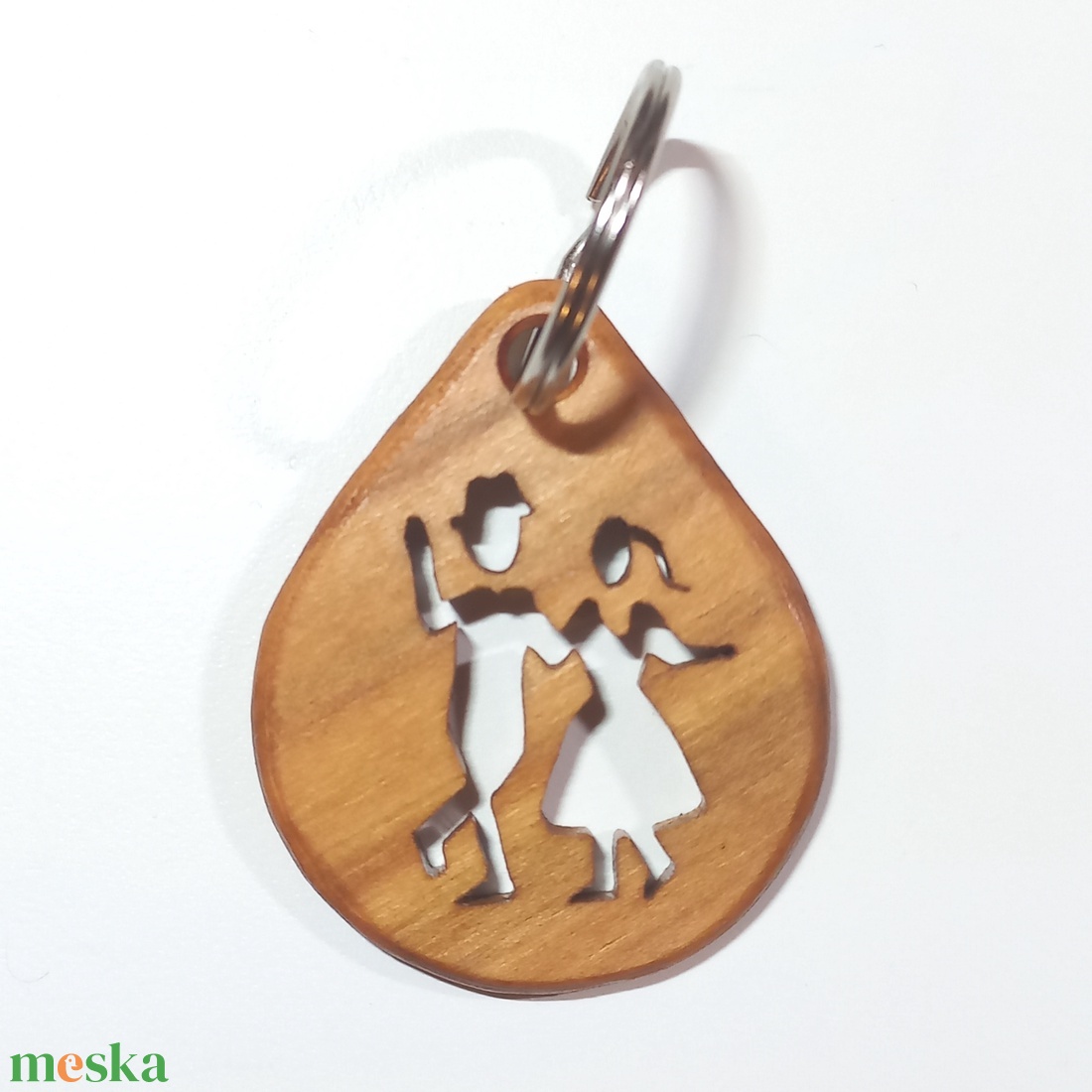 Néptáncos pár mintájú kulcstartó - táska & tok - kulcstartó & táskadísz - kulcstartó - Meska.hu