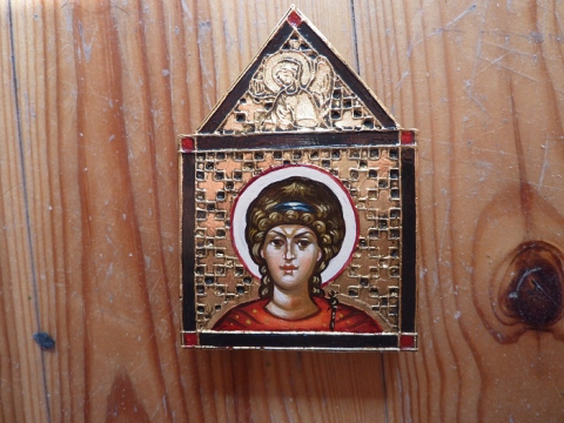 szent Mihály ikon -  - Meska.hu