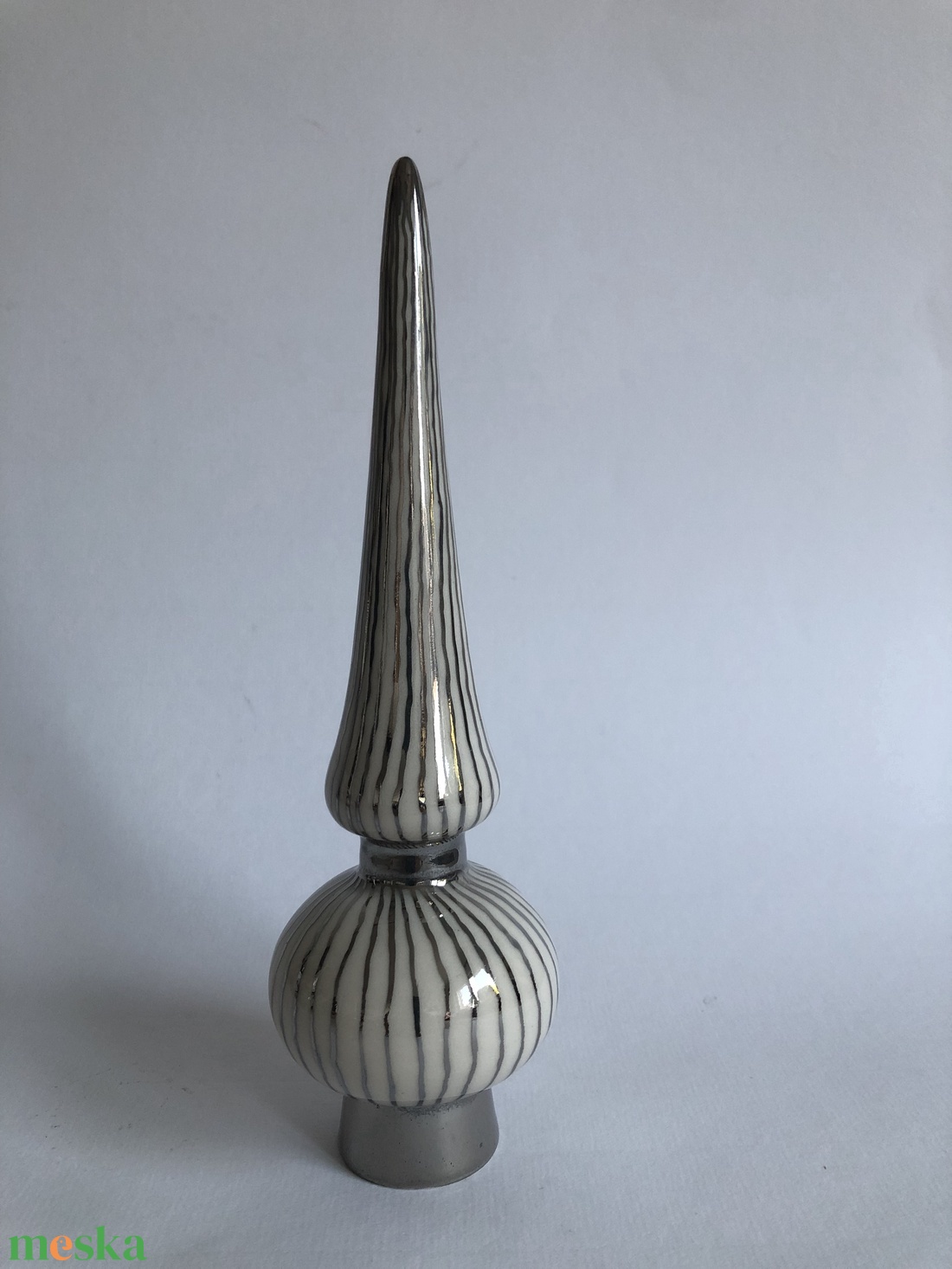 Karácsonyfa csúcsdísz - karácsony - karácsonyi lakásdekoráció - karácsonyfadíszek - Meska.hu