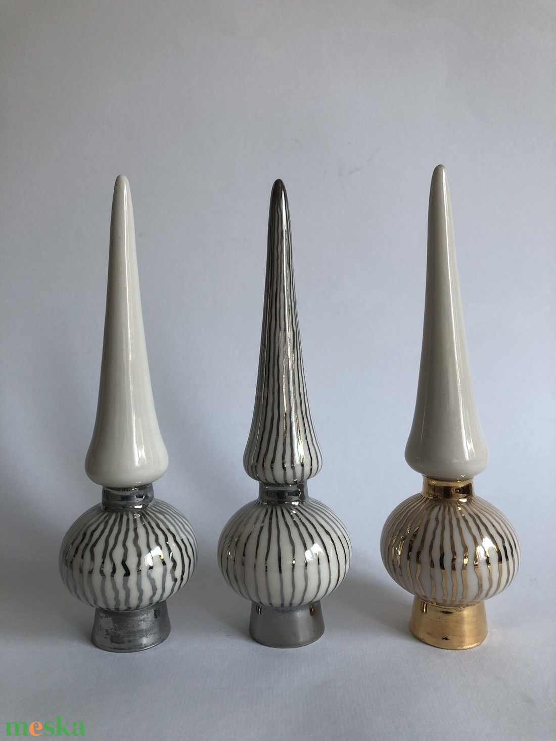 Karácsonyfa csúcsdísz - karácsony - karácsonyi lakásdekoráció - karácsonyfadíszek - Meska.hu