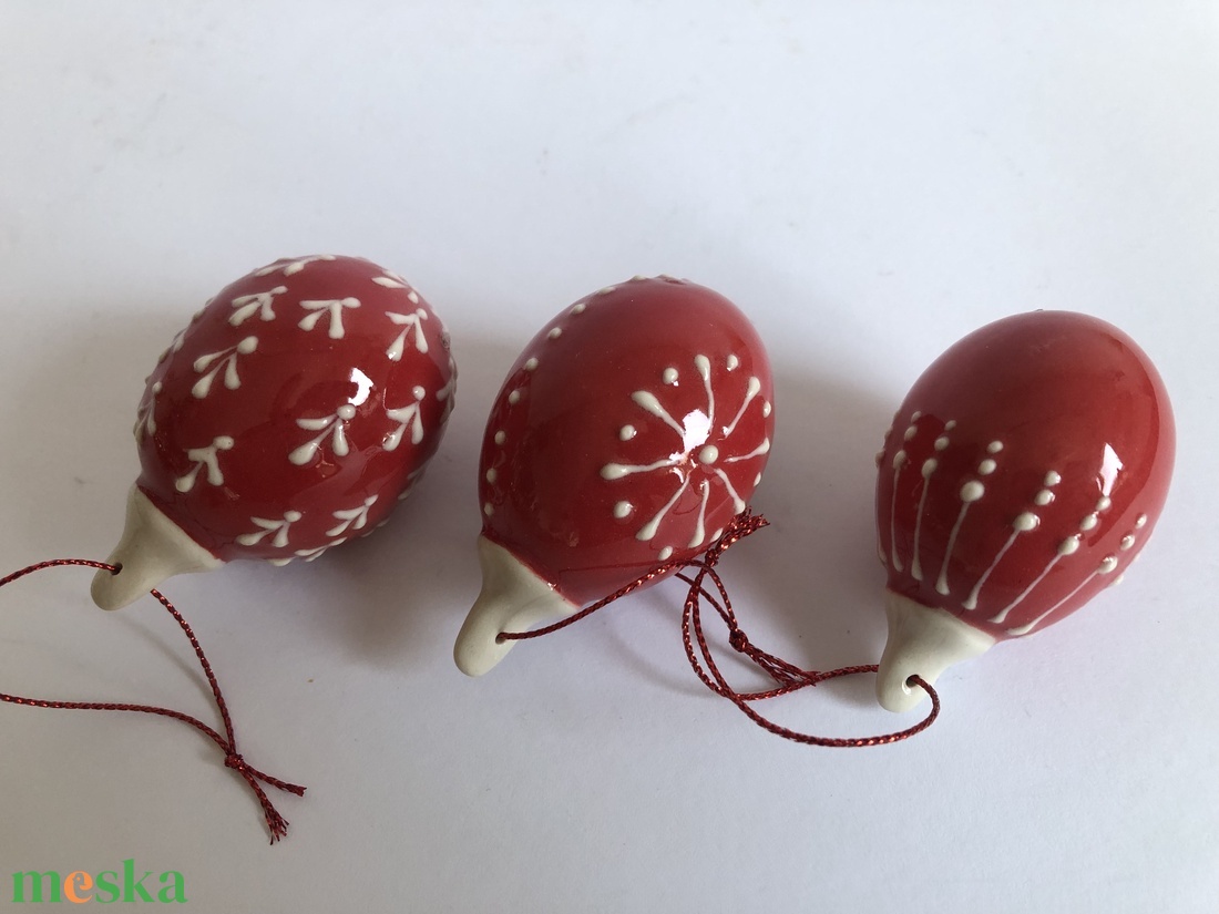 Húsvéti Porcelán tojás 6 db szett - ünnepi díszek, dekorációk - húsvéti díszek és dekorációk - húsvéti tojás, hímestojás - Meska.hu