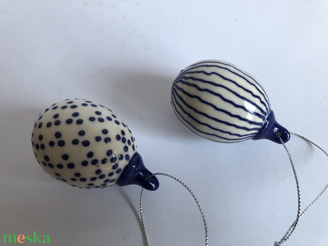 Húsvéti Porcelán tojás 6 db szett - ünnepi díszek, dekorációk - húsvéti díszek és dekorációk - húsvéti tojás, hímestojás - Meska.hu