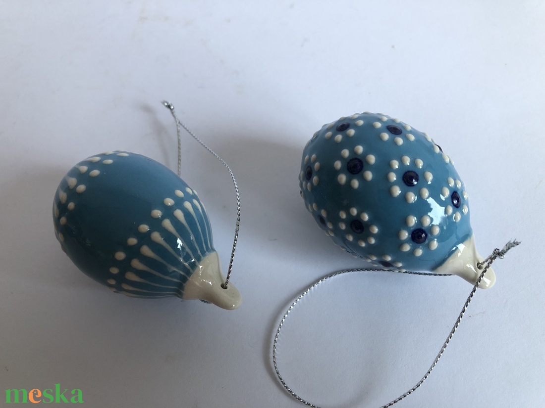 Húsvéti Porcelán tojás 6 db szett - ünnepi díszek, dekorációk - húsvéti díszek és dekorációk - húsvéti tojás, hímestojás - Meska.hu