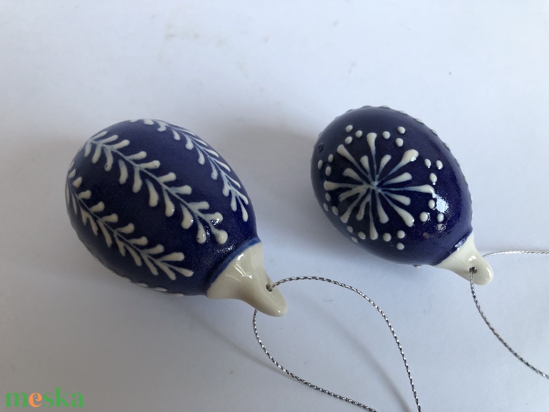 Húsvéti Porcelán tojás 6 db szett - ünnepi díszek, dekorációk - húsvéti díszek és dekorációk - húsvéti tojás, hímestojás - Meska.hu