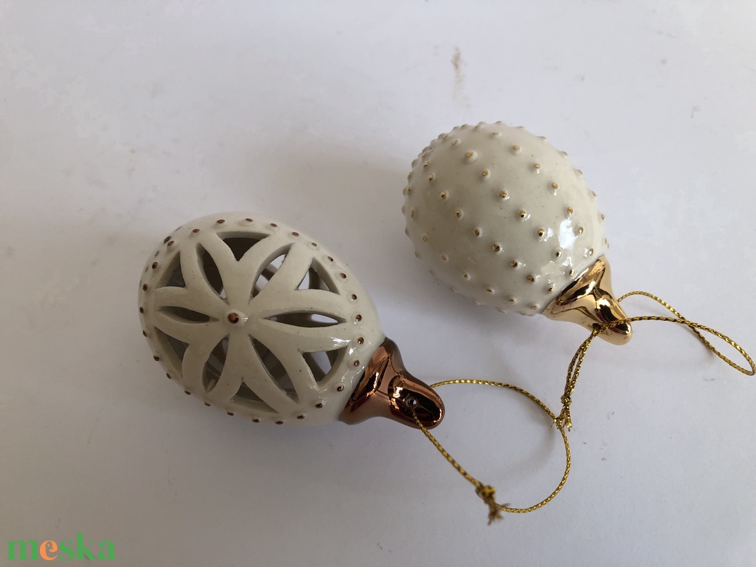 Húsvéti Porcelán tojás 6 db szett - ünnepi díszek, dekorációk - húsvéti díszek és dekorációk - húsvéti tojás, hímestojás - Meska.hu