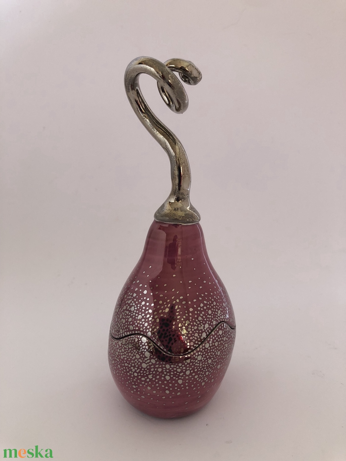 Viola-ezüst porcelán ékszertartó - ékszer - ékszertartó - ékszerdoboz - Meska.hu