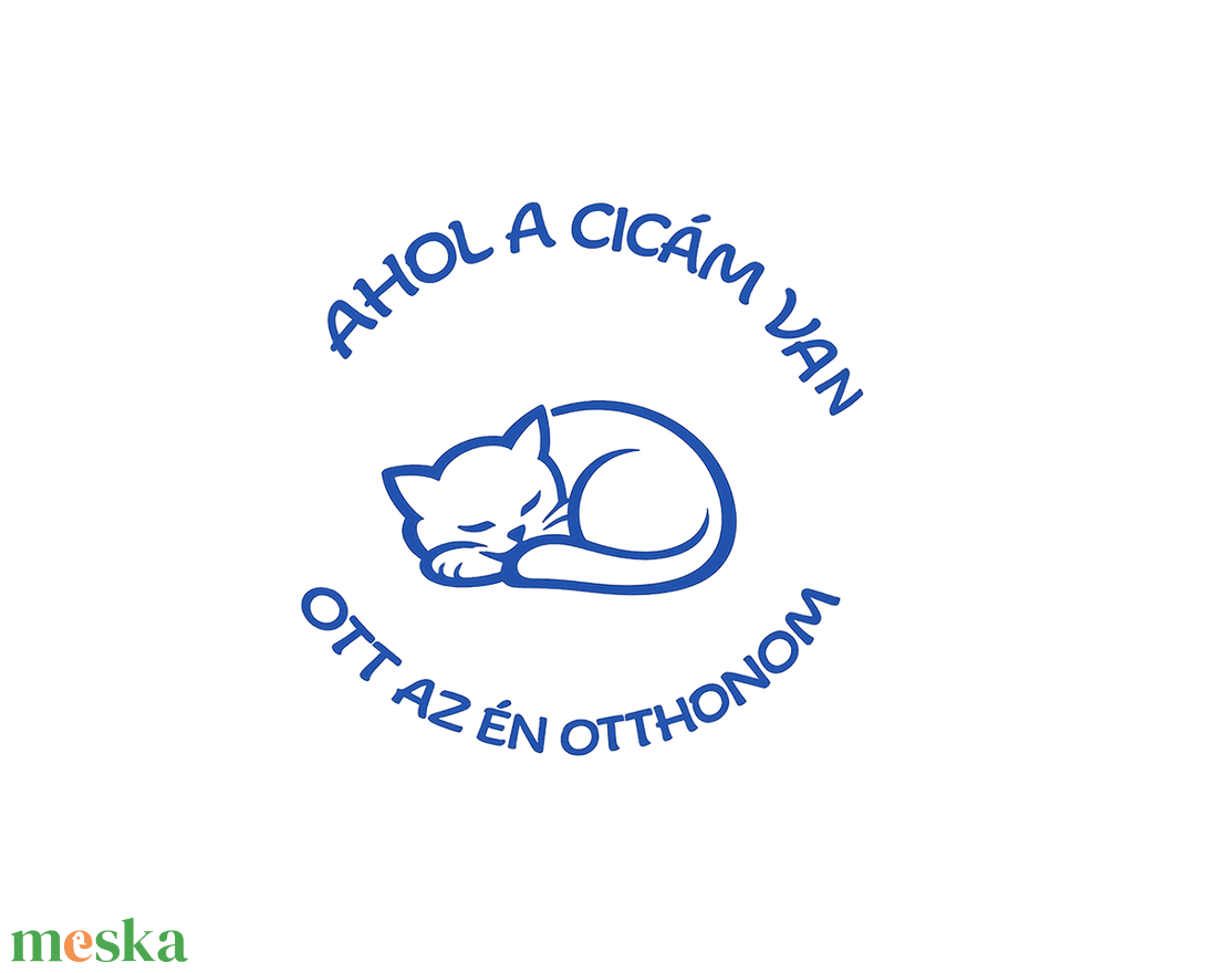 Ahol a cicám van matrica - kellékek & szerszámok - dekorációs kellékek - matricaív - Meska.hu