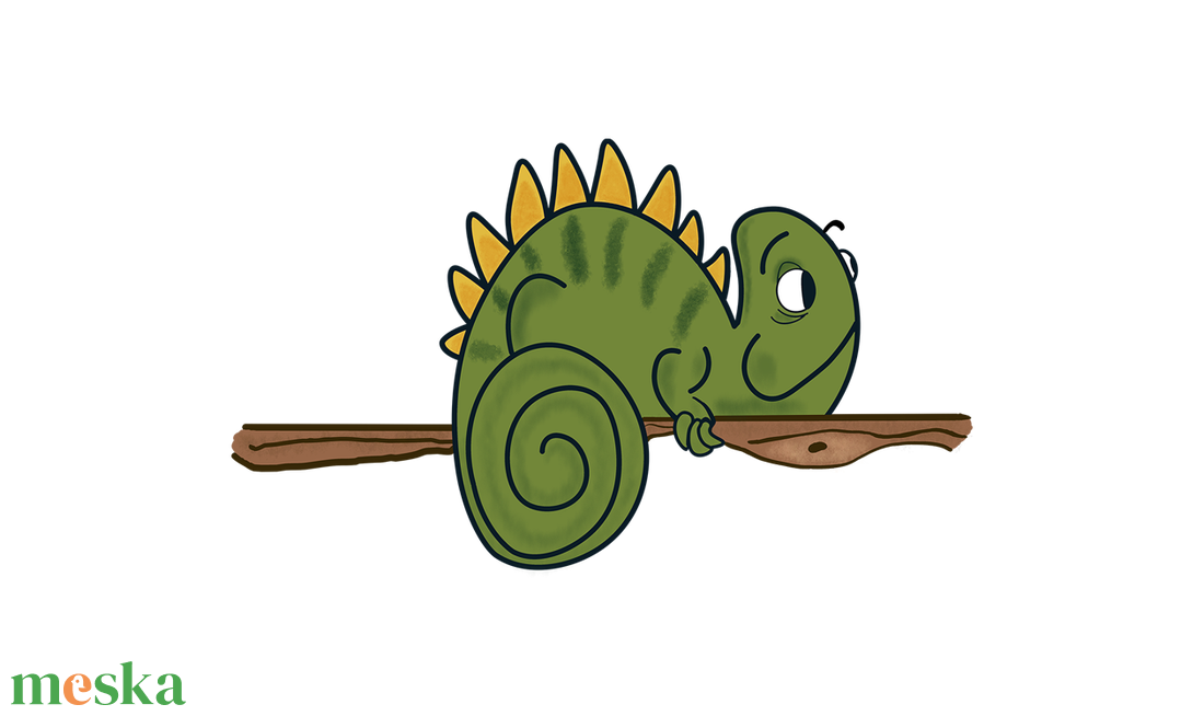 kaméleon matrica - kellékek & szerszámok - dekorációs kellékek - matricaív - Meska.hu