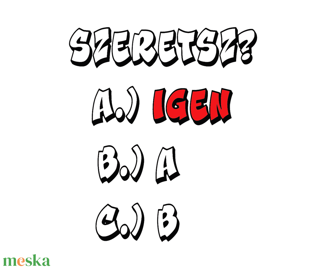 szeretsz? matrica - kellékek & szerszámok - dekorációs kellékek - matricaív - Meska.hu