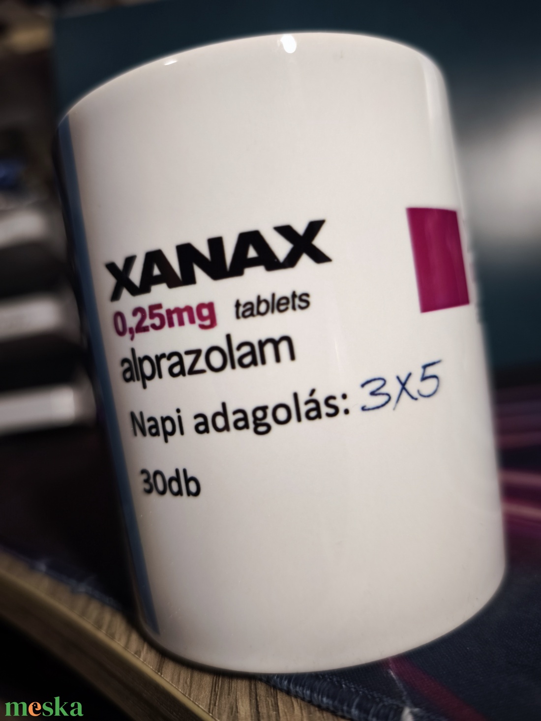 Xanax Bögre ???? kérhető egyedi névvel is! - otthon & életmód - konyhafelszerelés, tálalás - tálalás - bögre & csésze - Meska.hu