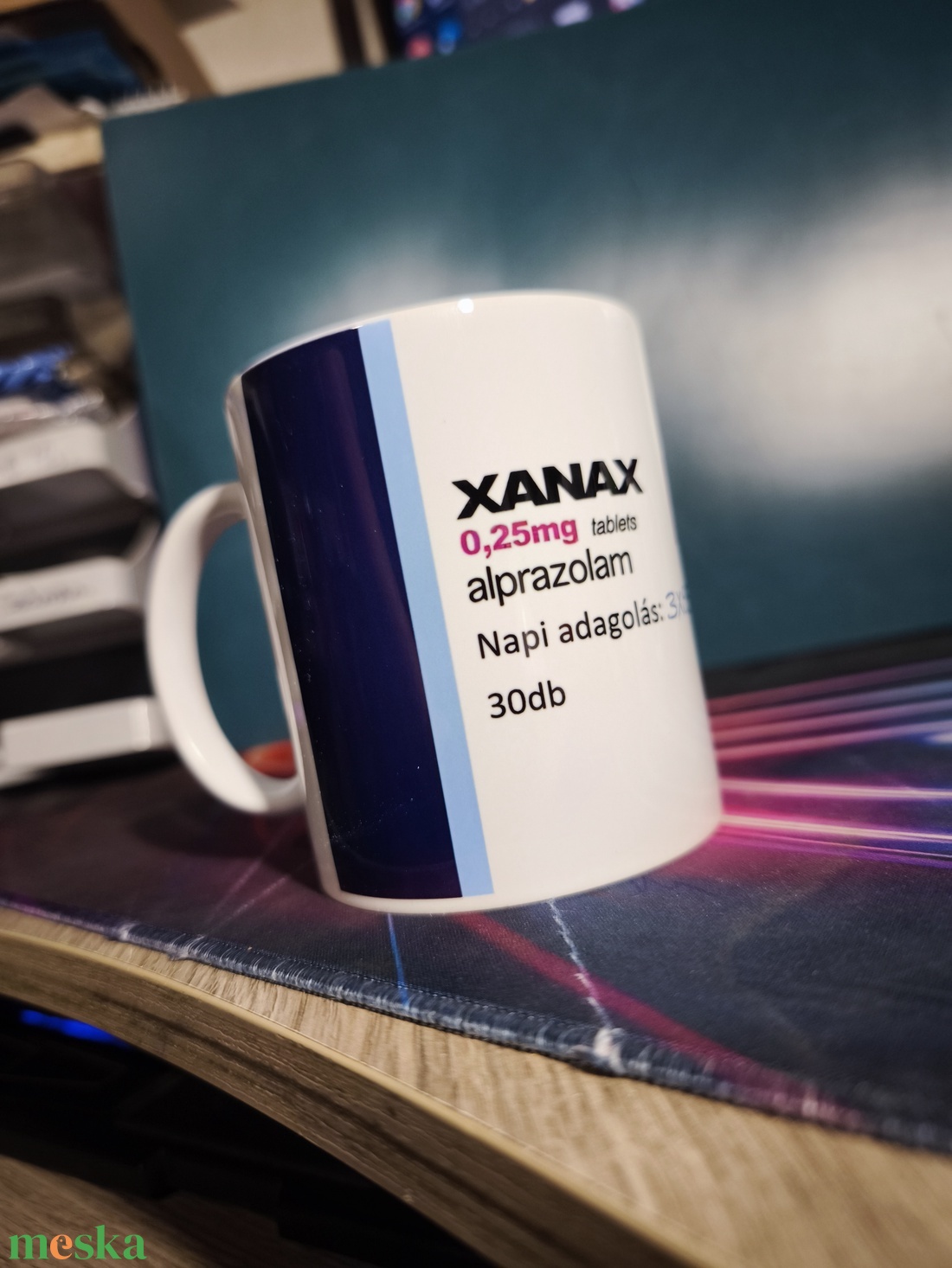 Xanax Bögre ???? kérhető egyedi névvel is! - otthon & életmód - konyhafelszerelés, tálalás - tálalás - bögre & csésze - Meska.hu