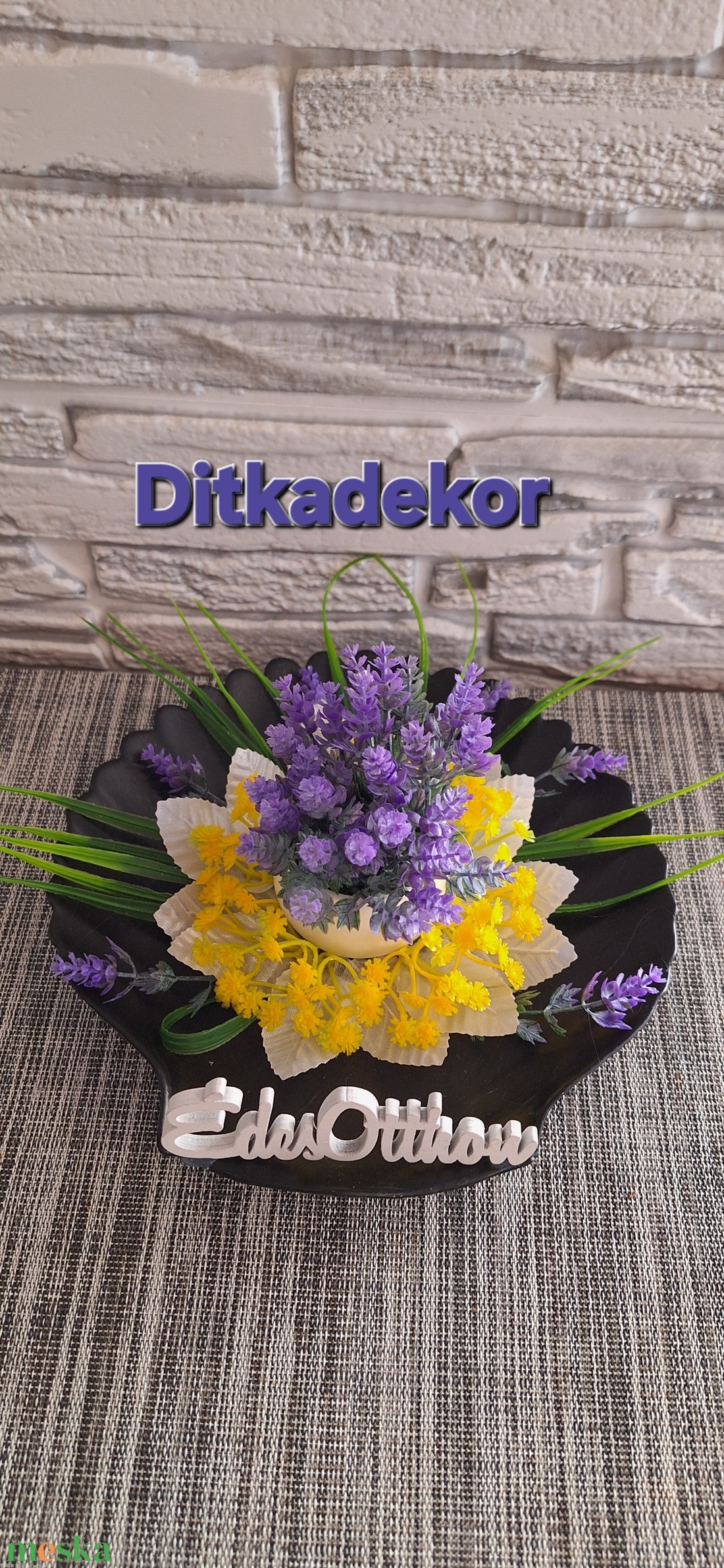 Levendula-ölelés az otthonodnak  - otthon & életmód - virágdekoráció - virágdíszek - asztali virágdísz - Meska.hu