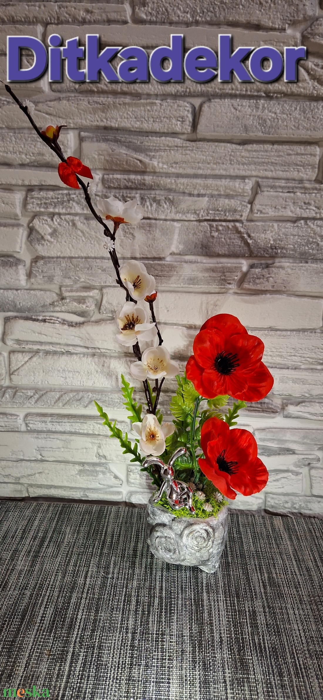 Húsvéti Kaspó-Varázs � Egyedi tavaszi asztaldíszek vidám nyuszikkal ���� - ünnepi díszek, dekorációk - húsvéti díszek és dekorációk - húsvéti asztaldíszek - Meska.hu