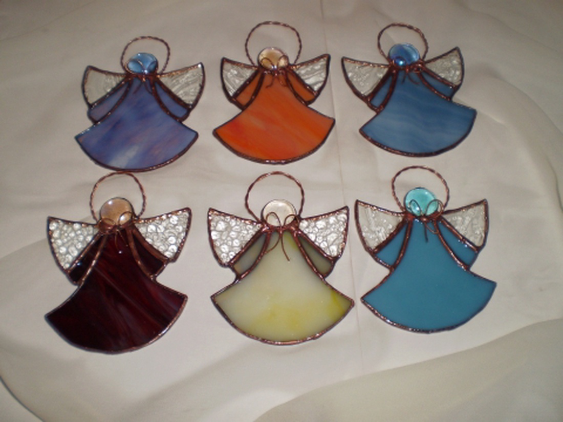 Tiffany angyal család -  - Meska.hu