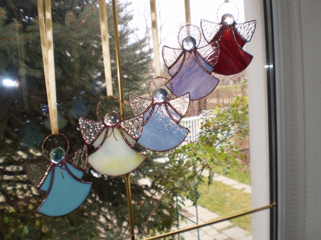 Tiffany angyal család -  - Meska.hu