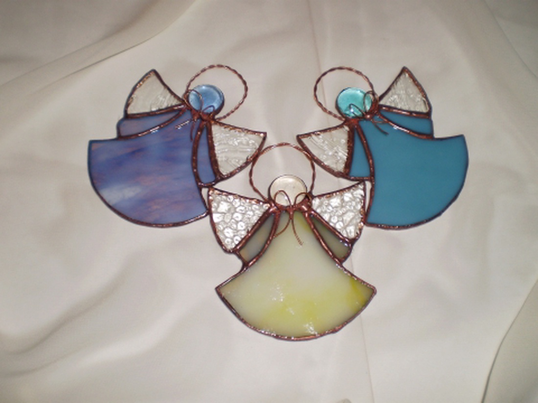 Tiffany angyal család -  - Meska.hu