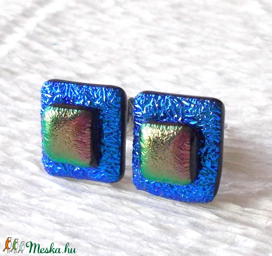 Univerzum dichroic fülbevaló, ajándék névnapra, születésnapra. - ékszer - fülbevaló - pötty fülbevaló - Meska.hu Univerzum dichroic fülbevaló, ajándék névnapra, születésnapra. - ékszer - fülbevaló - pötty fülbevaló - Meska.hu
