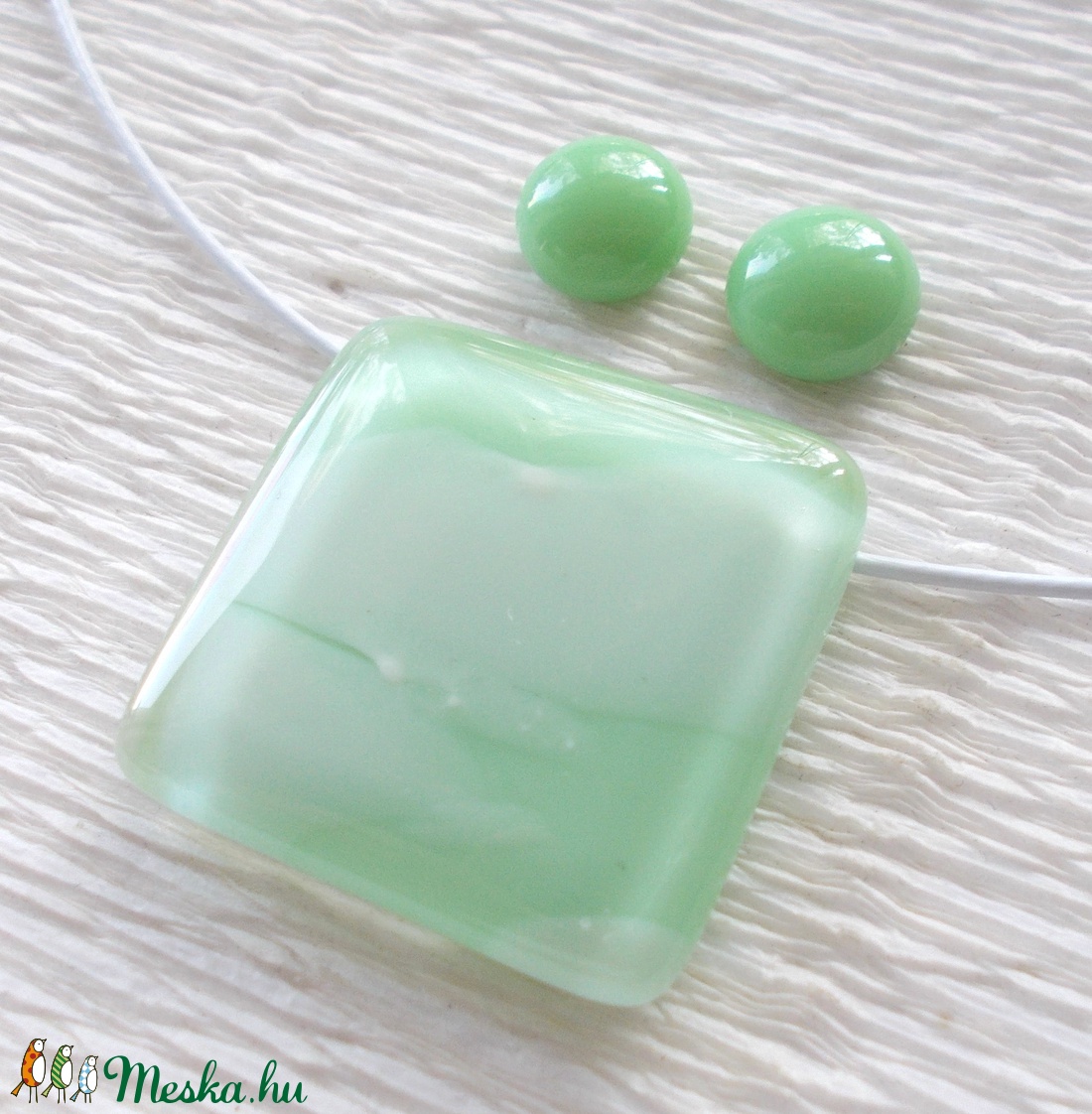 KÉSZLETKISÖPRÉS! Menta üvegékszer szett, ajándék óvónéniknek, tanító néniknek pedagógus napra. - ékszer - ékszerszett - Meska.hu KÉSZLETKISÖPRÉS! Menta üvegékszer szett, ajándék óvónéniknek, tanító néniknek pedagógus napra. - ékszer - ékszerszett - Meska.hu
