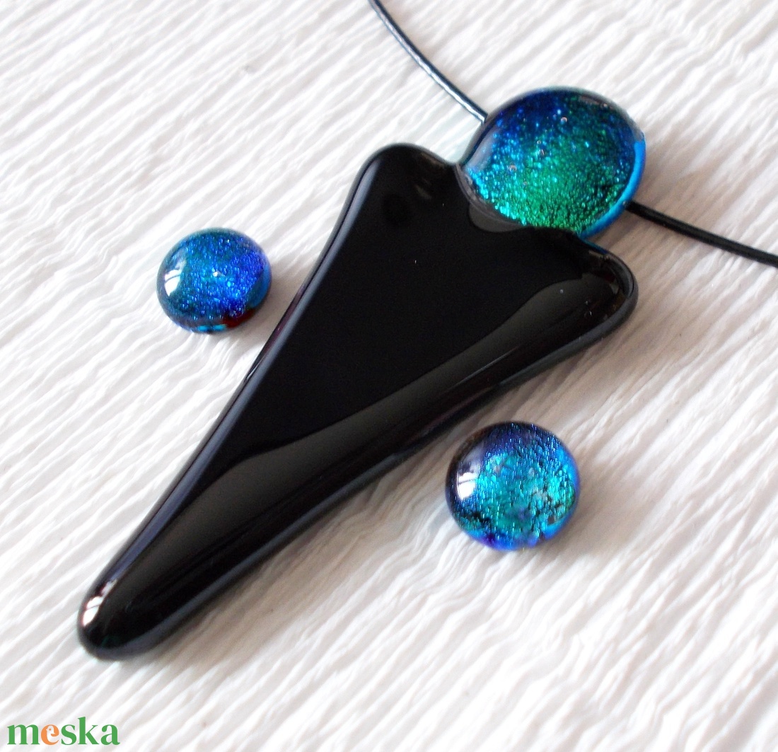 Ezüstös fáklya medál és két pár fülbevaló, karácsonyra, névnapra, születésnapra. -  - Meska.hu