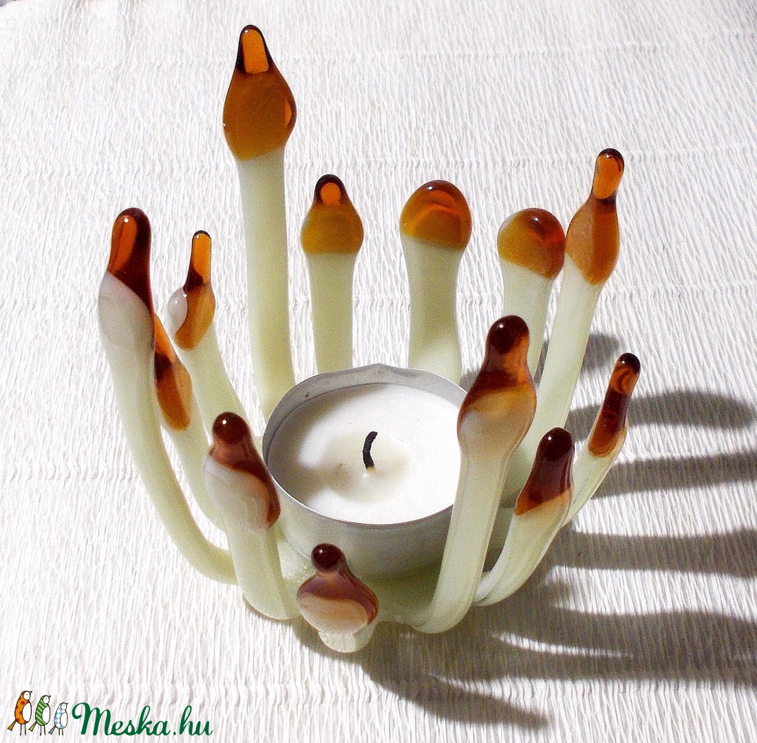 Design üveg mécsestartó - - Meska.hu Design üveg mécsestartó - - Meska.hu
