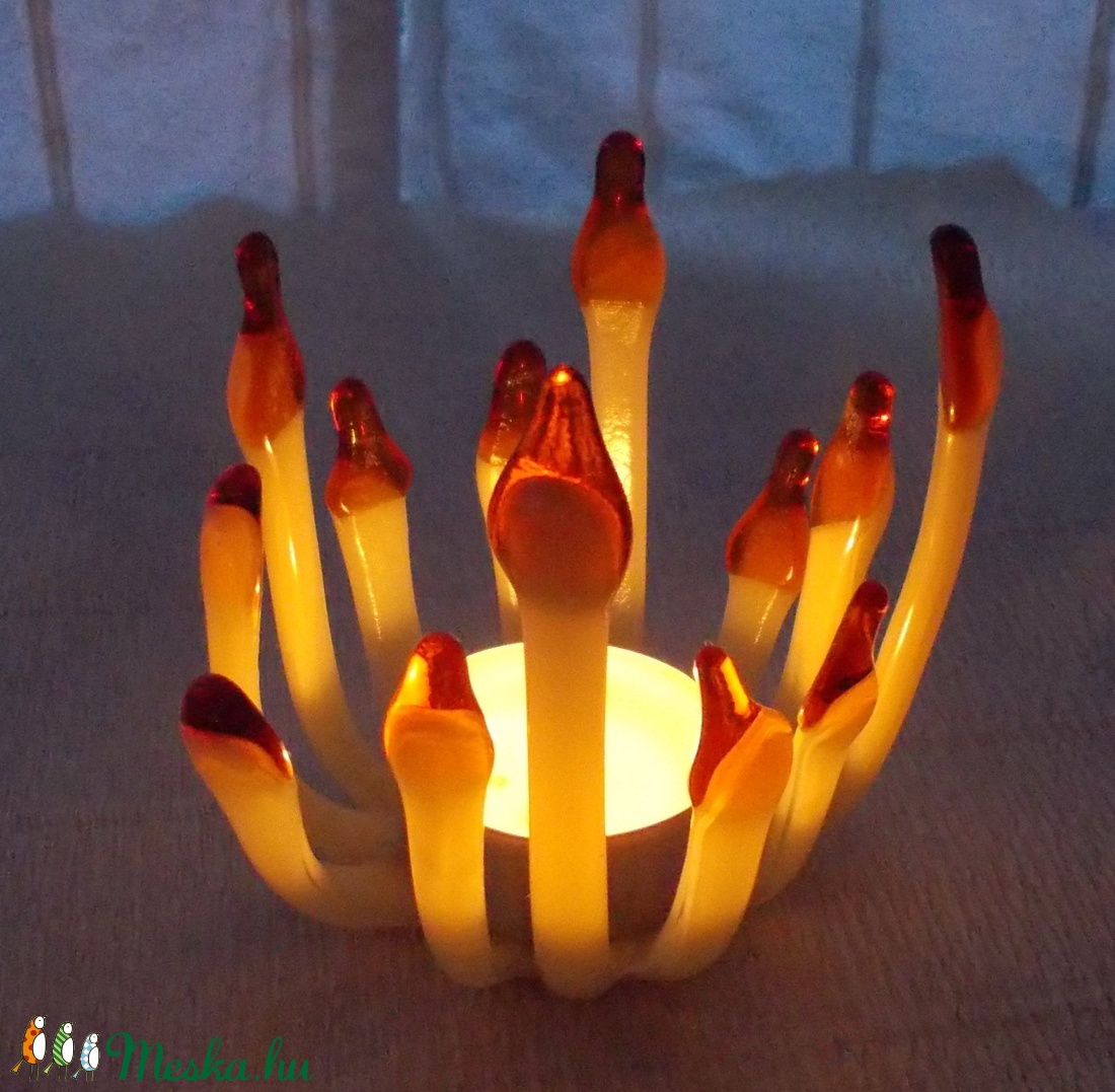 Design üveg mécsestartó - - Meska.hu Design üveg mécsestartó - - Meska.hu