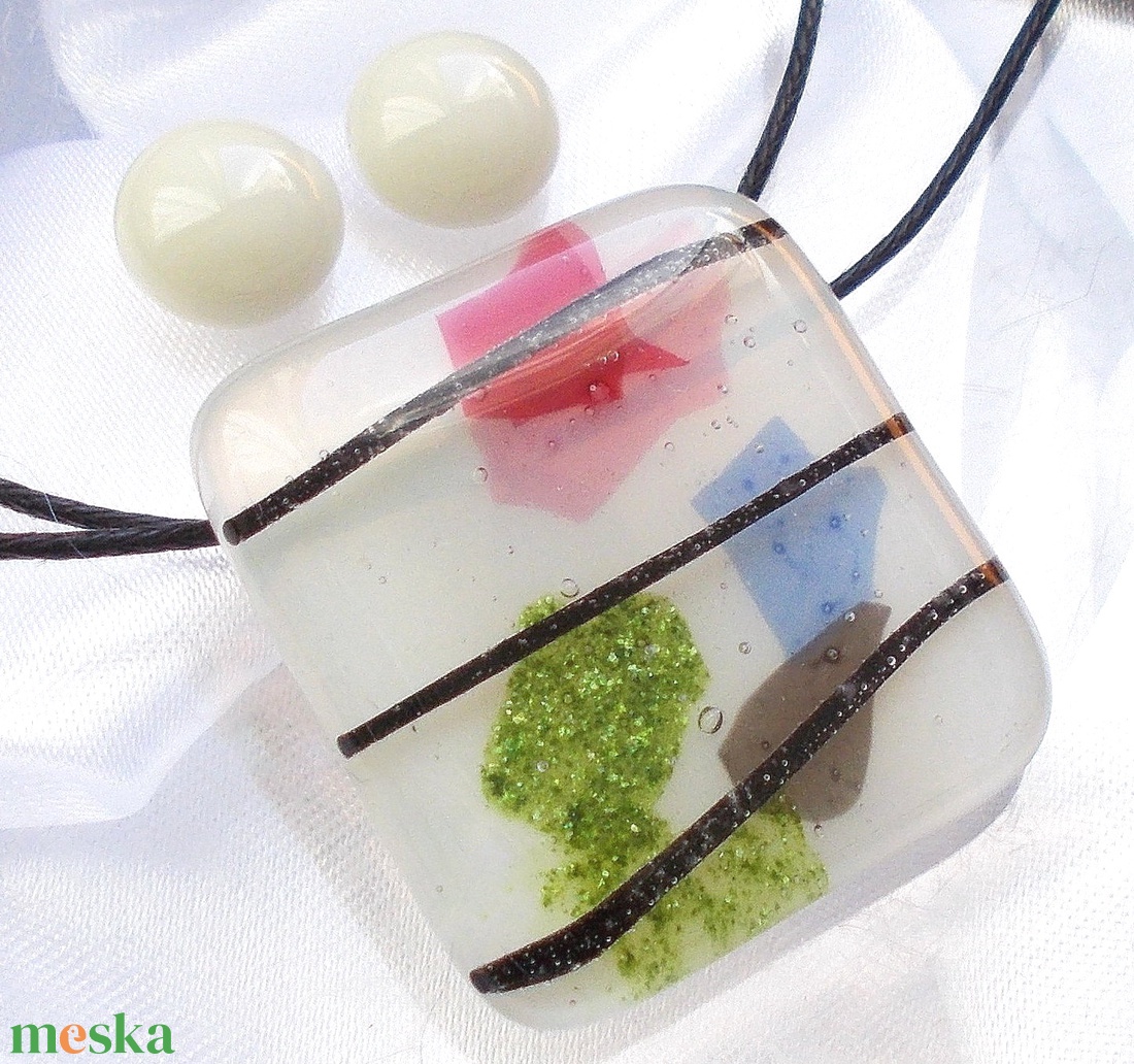 Mintás ékszerszett, névnapra, születésnapra, nőnapra. - ékszer - ékszerszett - Meska.hu