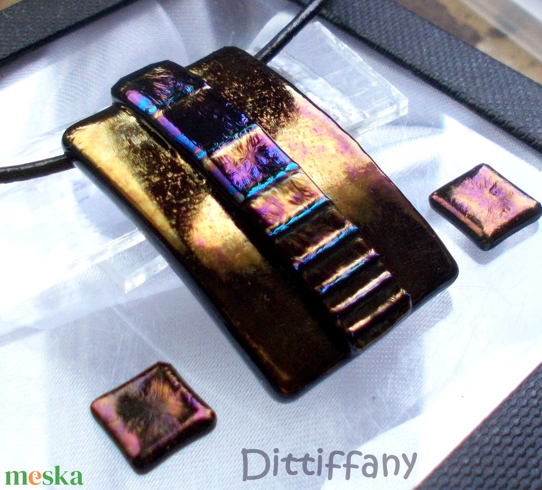 Bronz szivárvány ékszerszett, ajándék nőknek névnapra, születésnapra. - ékszer - ékszerszett - Meska.hu